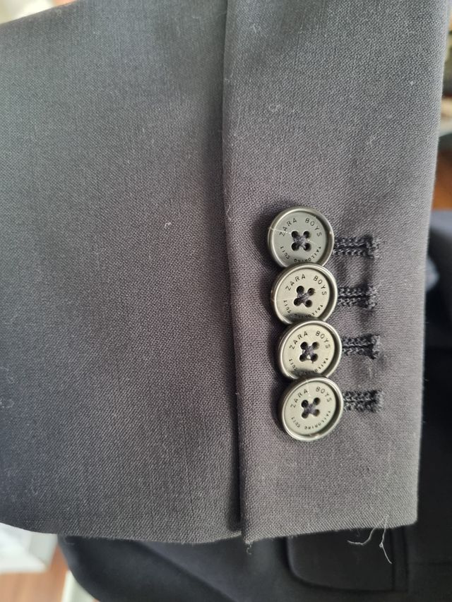 Traje comunión Zara talla 10 azul oscuro