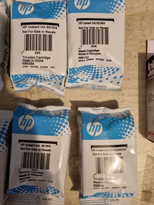 Tinta para impresoras HP
