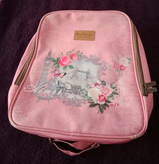 Mochila rosa de niña 
