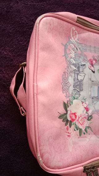 Mochila rosa de niña 