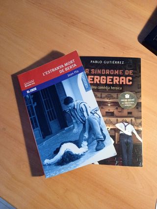 2 libros catalán  mort de berta síndrome bergerac