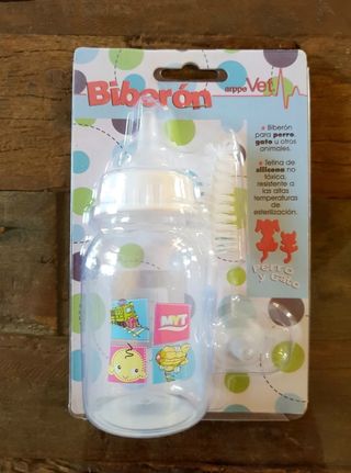 Biberón para cachorros