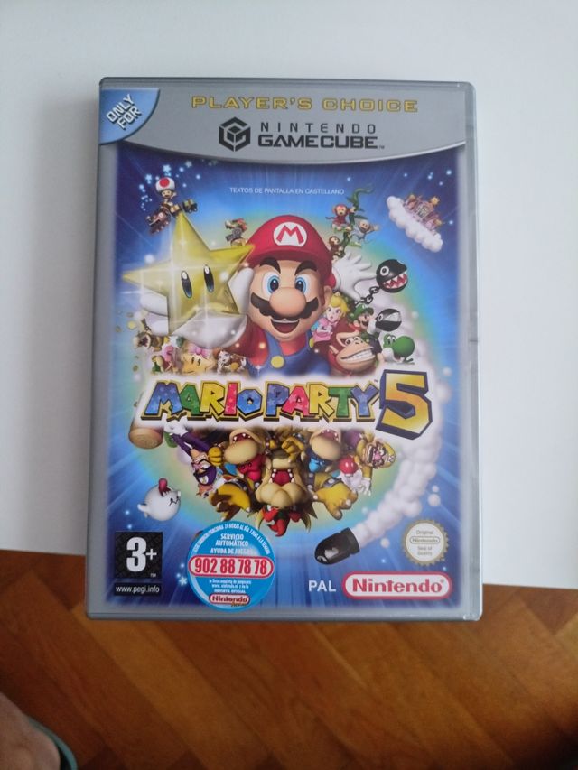 Mario Party 5 y memory card GameCube