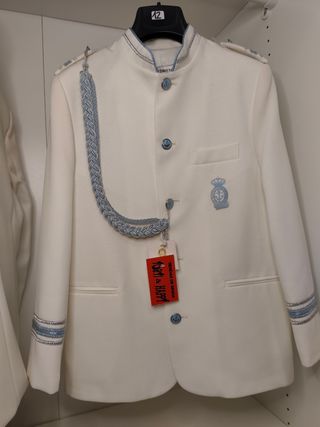 Traje comunión niño marfil talla 12