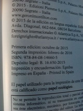 Noveno viaje Gerónimo Stilton