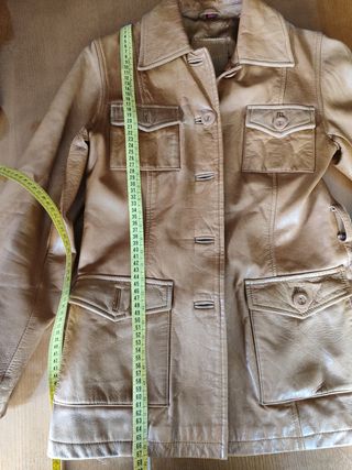 Americana piel mujer