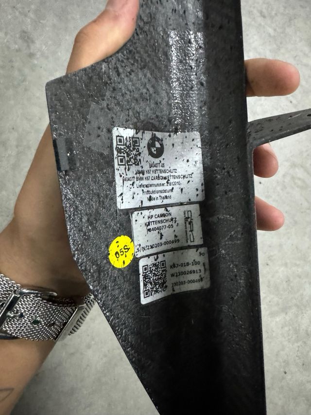 BMW S1000RR Protecao de corrente carbono