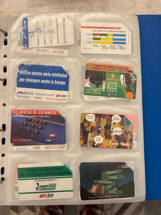 Tessere telefoniche vintage