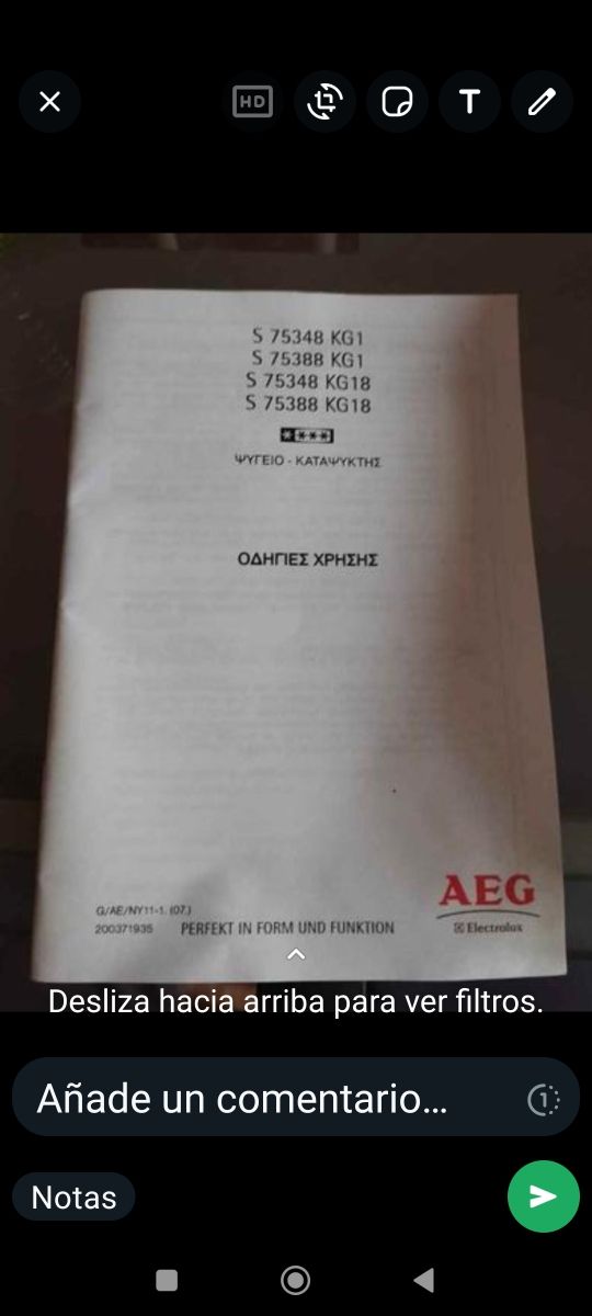 Cajones / Baldas AEG Santo 