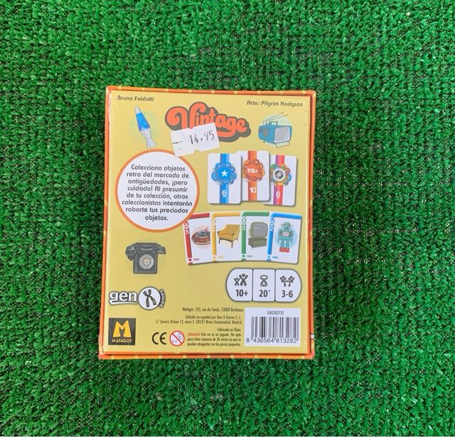Juego de Mesa Vintage - ¡ULTIMA UNIDAD¡