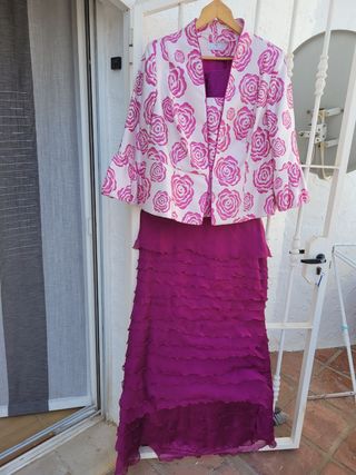 TRAJE  MADRINA 3 PIEZAS COMO NUEVO