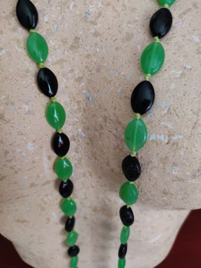 Collar largo de cristal