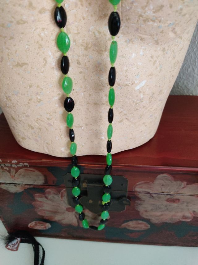 Collar largo de cristal