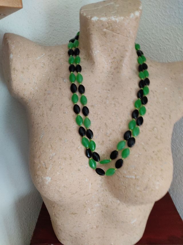 Collar largo de cristal