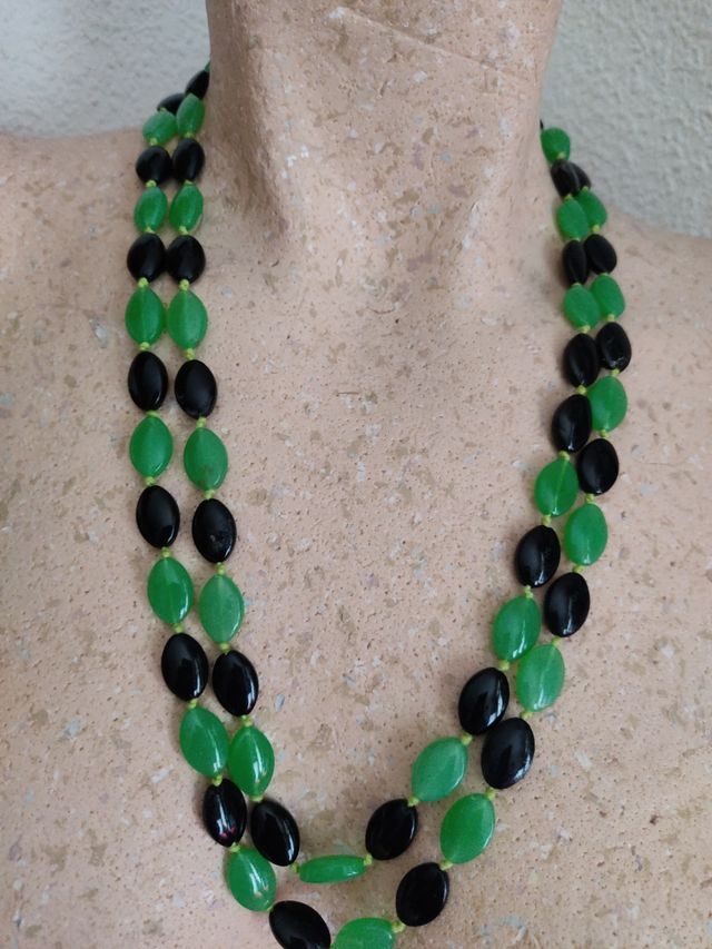 Collar largo de cristal