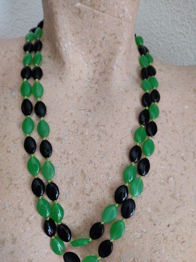 Collar largo de cristal