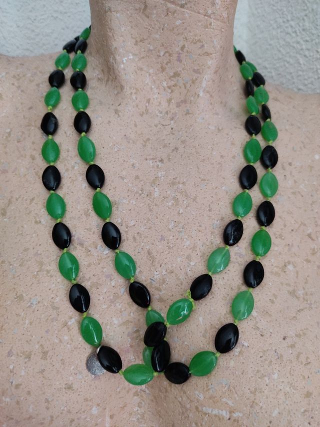 Collar largo de cristal