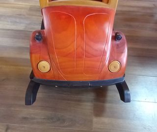 Coche balancín madera