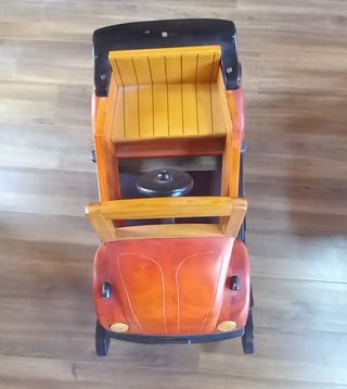 Coche balancín madera