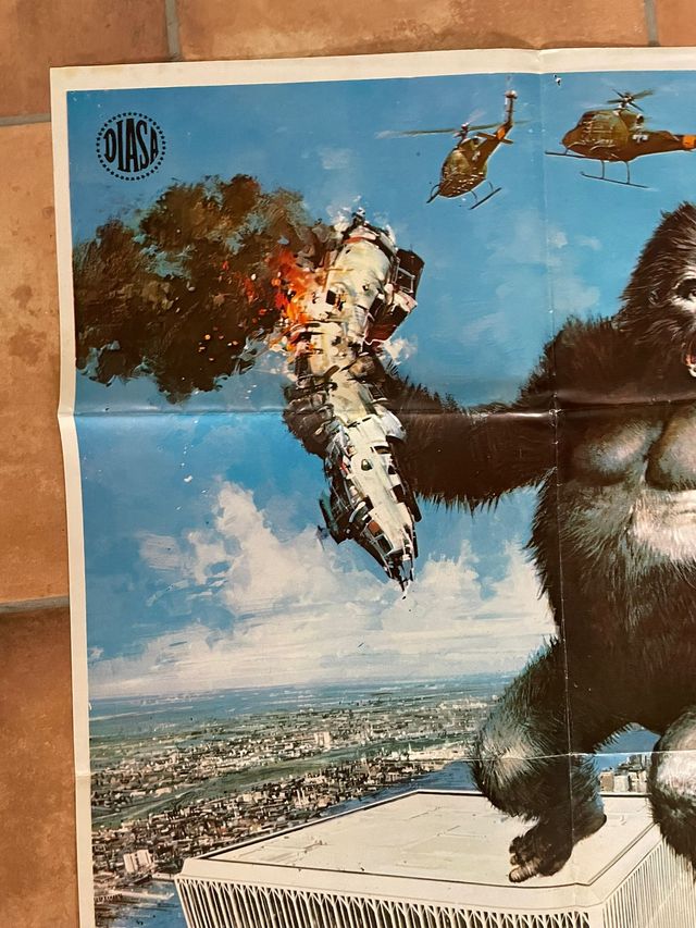 KING KONG DINO DE LAURENTIS 1976 POSTER ORIGINAL