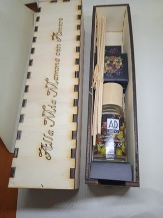 Festa della Mamma scatola in legno cn profumo