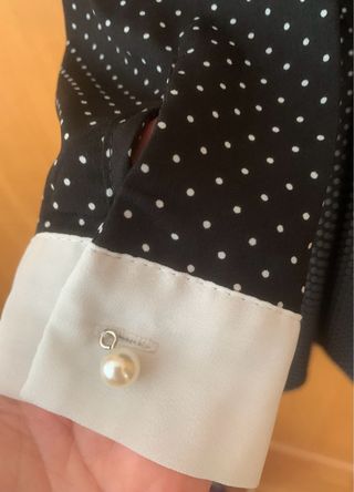 Vestido mujer topos talla L