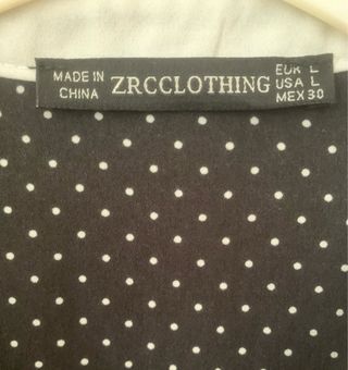 Vestido mujer topos talla L