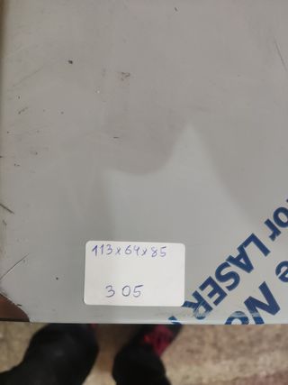 MESA DE ACERO INOXIDABLE 1,13 M