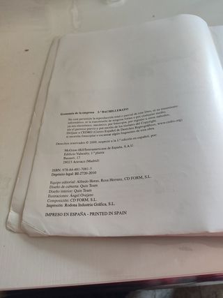 Libro de economía 2 bachillerato