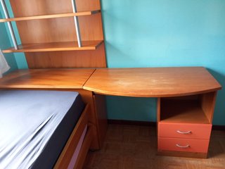 Cama nido con estanteria INCLUIDO  dos colchones