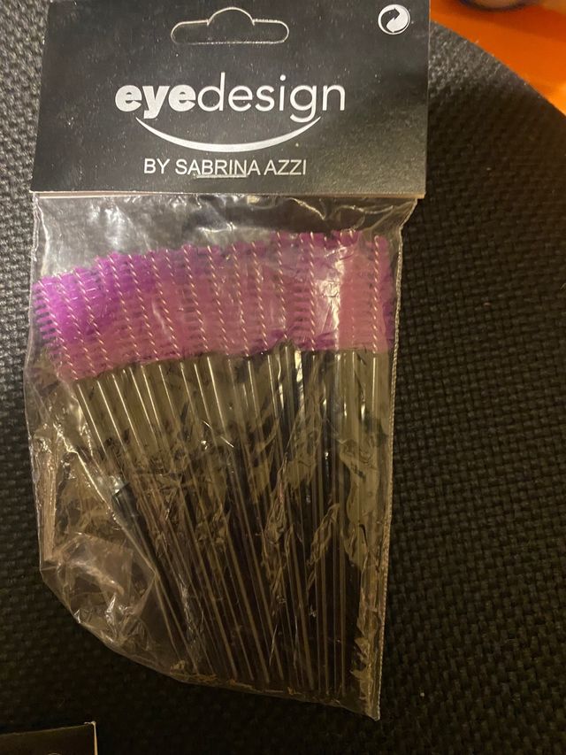 Paqueta Brochas desechables para pestañas de 10cm