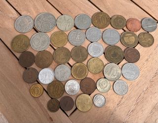 Stock monete dal mondo