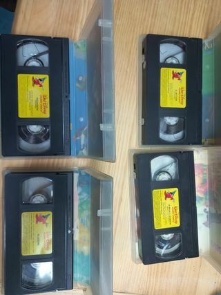 Pack 4 películas Disney VHS