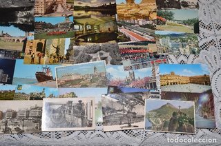 GRAN LOTE DE 120 POSTALES DE ESPAÑA Y DEL MUNDO