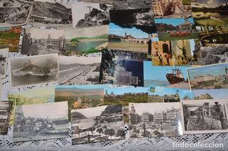 GRAN LOTE DE 120 POSTALES DE ESPAÑA Y DEL MUNDO