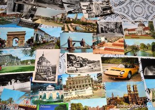 GRAN LOTE DE 120 POSTALES DE ESPAÑA Y DEL MUNDO
