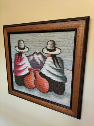Conjunto 4 cuadros artesanos