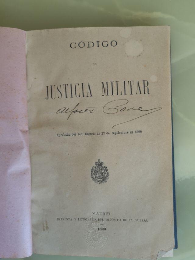 Código justicia militar siglo 19