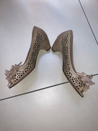 Scarpe estive in pelle e cuoio vero