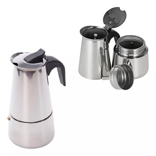 Cafetera 6 tazas Acero inoxidable