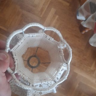 Tulipa de macrame 