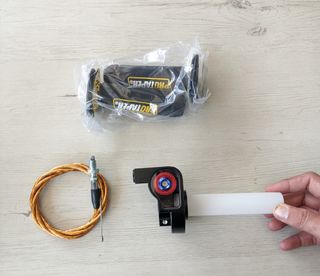 Kit acelerador puño recorrido corto moto marchas