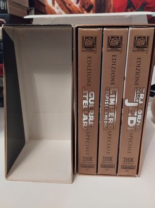 VHS trilogia Guerre Stellari 