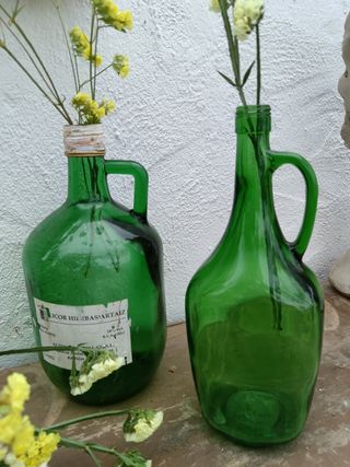 JUEGO DE 2 BOTELLAS VINTAGE