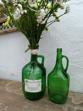 JUEGO DE 2 BOTELLAS VINTAGE