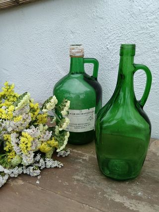 JUEGO DE 2 BOTELLAS VINTAGE