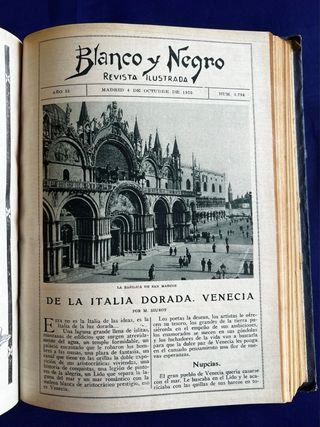 REVISTA “BLANCO Y NEGRO” (1925, agosto-octubre)