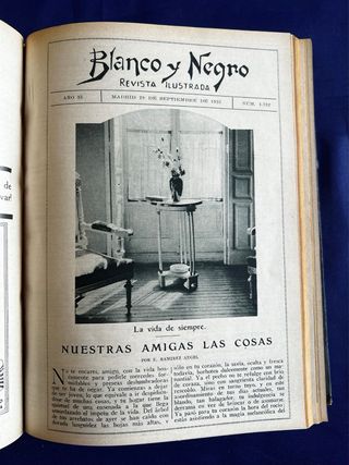 REVISTA “BLANCO Y NEGRO” (1925, agosto-octubre)