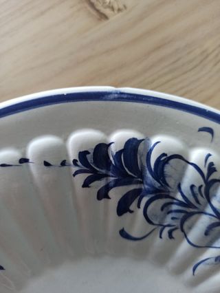 Jarra con plato o aguamanil de porcelana