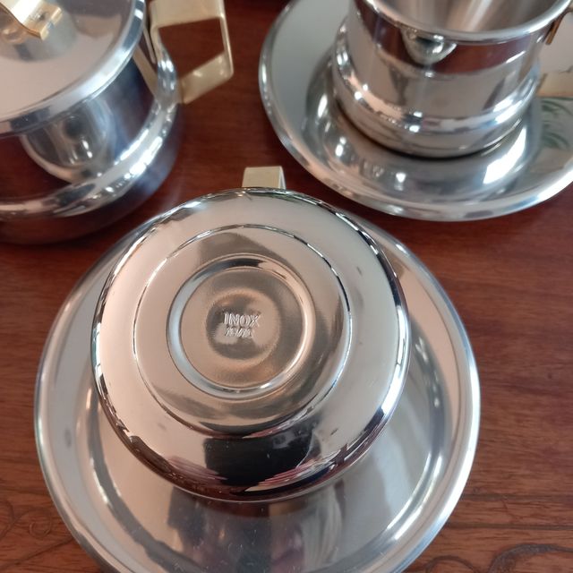 Servizio caffè acciaio Inoxpran